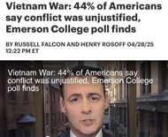 War in Vietnam – most unjustified conflict of 20th century: U.S. college poll